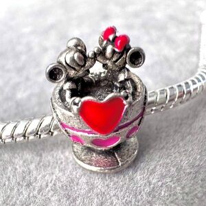 Mickey and Minnie‎ Mouse Charm fits PANDORA